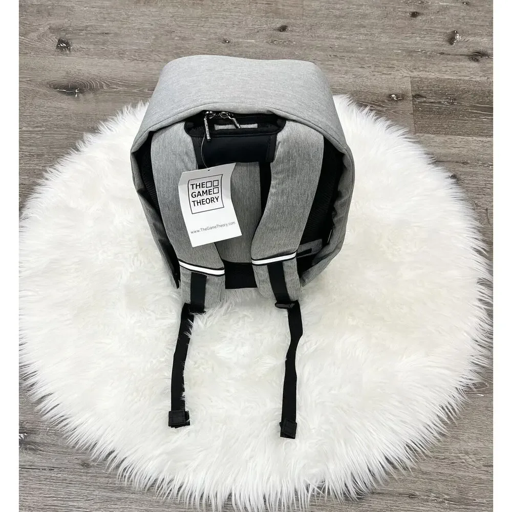 The Game Theory Travel Unisex Large Gray‎ Fabric Laptop Backpack
